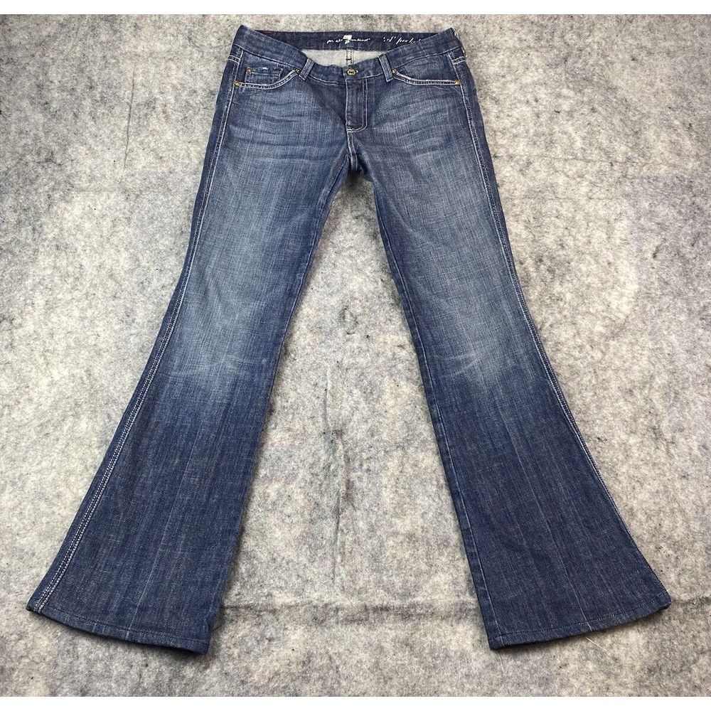 7 For All Mankind A Pocket Jeans Women's Size 29 Wide Leg‎ Flare Bootcut K